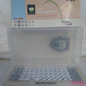 Mini Monograms Cricut